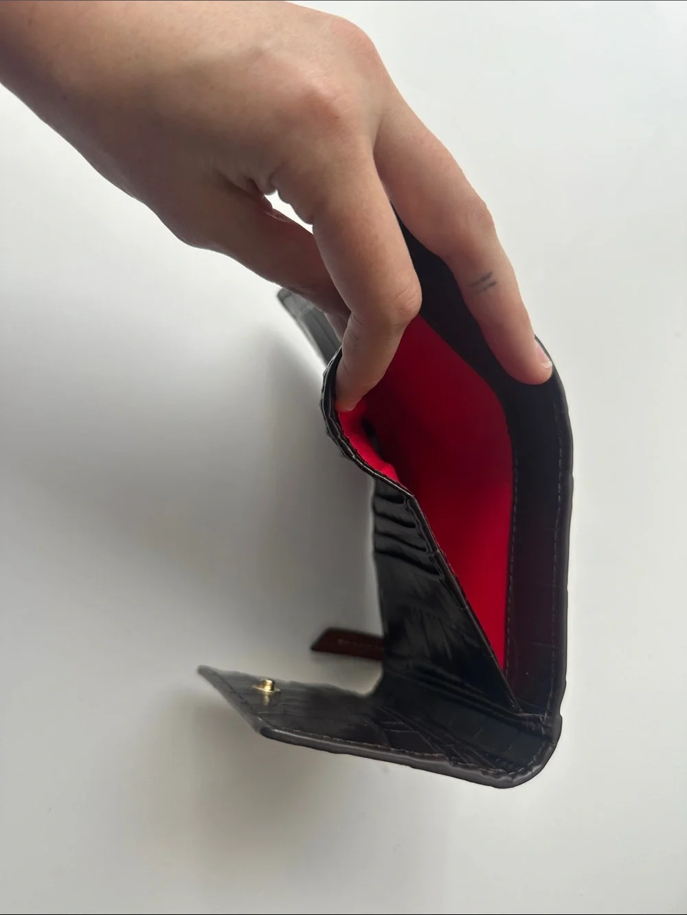 Dooney & Bourke Croc-Embossed Leather Wallet
